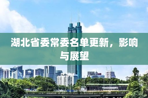 湖北省委常委名单更新，影响与展望