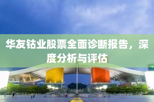 华友钴业股票全面诊断报告，深度分析与评估