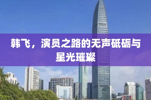 韩飞，演员之路的无声砥砺与星光璀璨