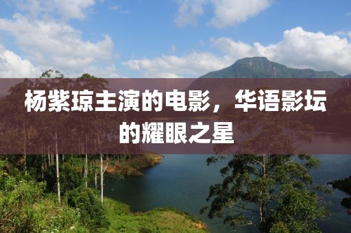 杨紫琼主演的电影，华语影坛的耀眼之星