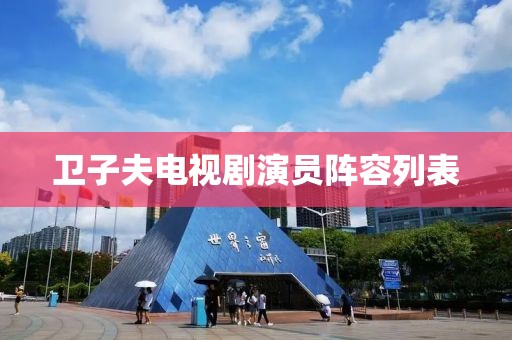卫子夫电视剧演员阵容列表