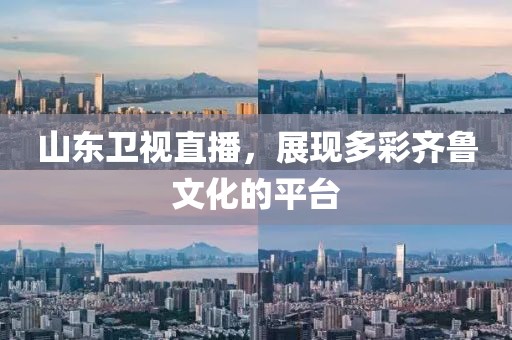 山东卫视直播，展现多彩齐鲁文化的平台
