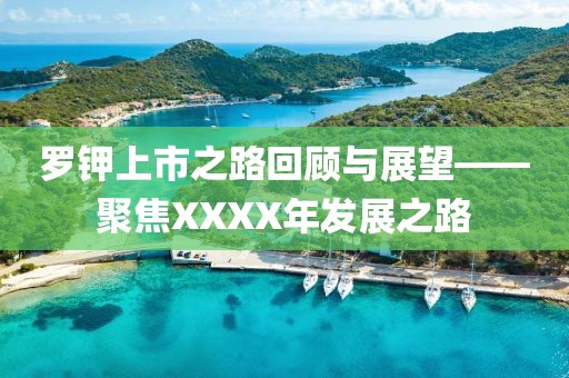 罗钾上市之路回顾与展望——聚焦XXXX年发展之路