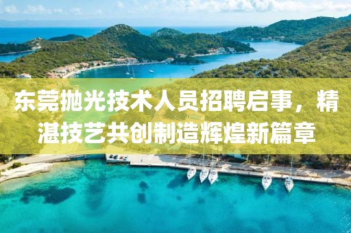 东莞抛光技术人员招聘启事，精湛技艺共创制造辉煌新篇章