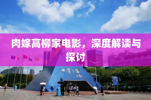 肉嫁高柳家电影，深度解读与探讨