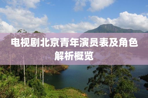 电视剧北京青年演员表及角色解析概览