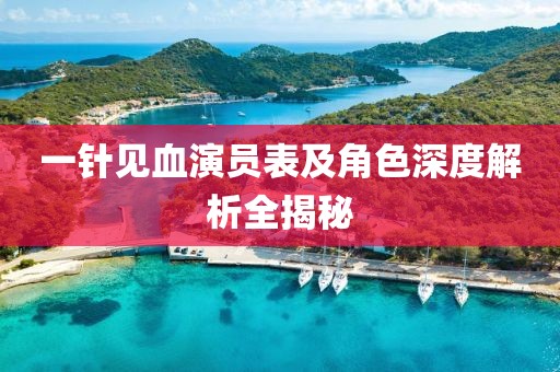 一针见血演员表及角色深度解析全揭秘