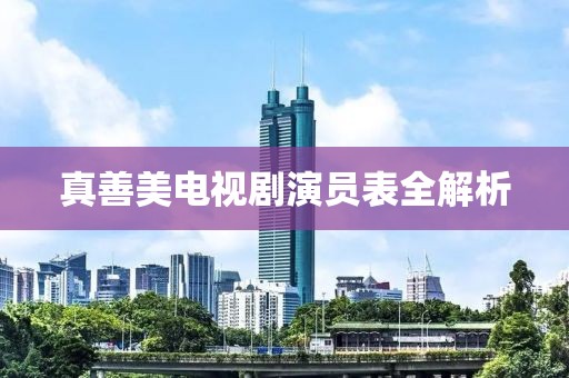 真善美电视剧演员表全解析