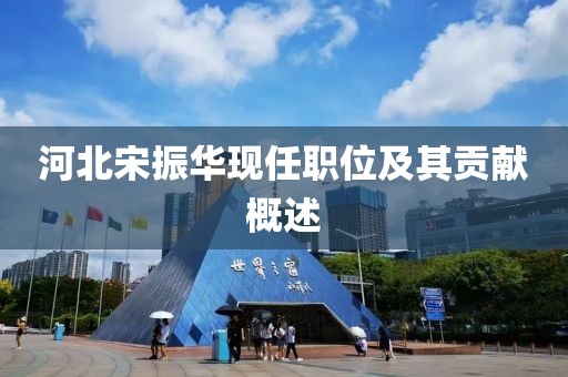 河北宋振华现任职位及其贡献概述