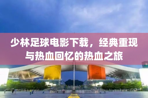 少林足球电影下载，经典重现与热血回忆的热血之旅