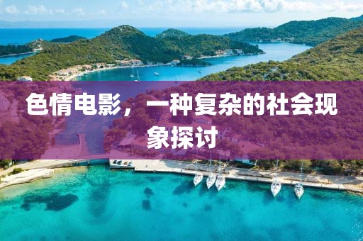色情电影，一种复杂的社会现象探讨