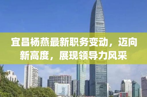宜昌杨燕最新职务变动，迈向新高度，展现领导力风采
