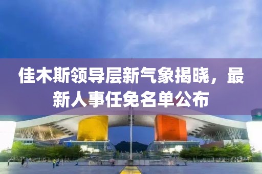 佳木斯领导层新气象揭晓，最新人事任免名单公布