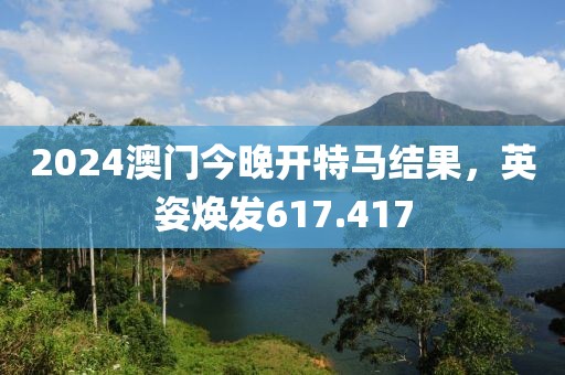 2024澳门今晚开特马结果，英姿焕发617.417