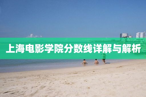 上海电影学院分数线详解与解析